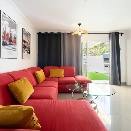 Aqua Garden - Spacious 3-bedroom With Terrace, Bbq & Pool Access In Vila Costa Adeje (Tenerife)